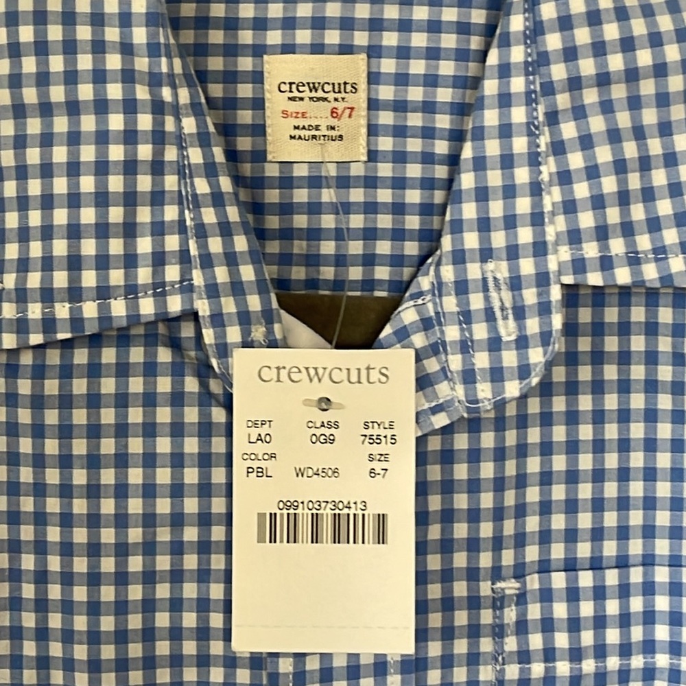 CREWCUTS GINGHAM SHIRT - Picture 4 of 8
